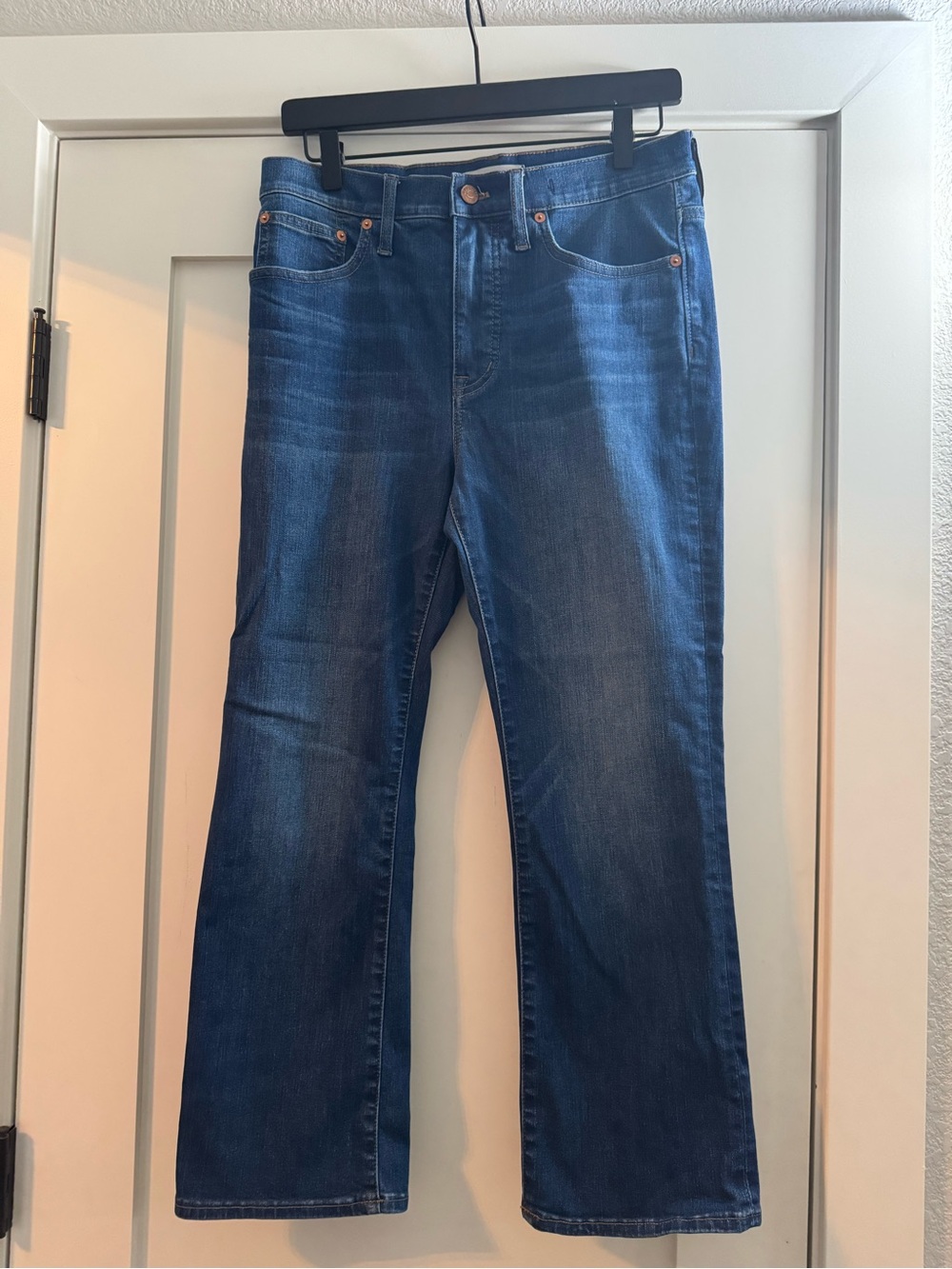 Madewell Dark Blue Flare Jeans